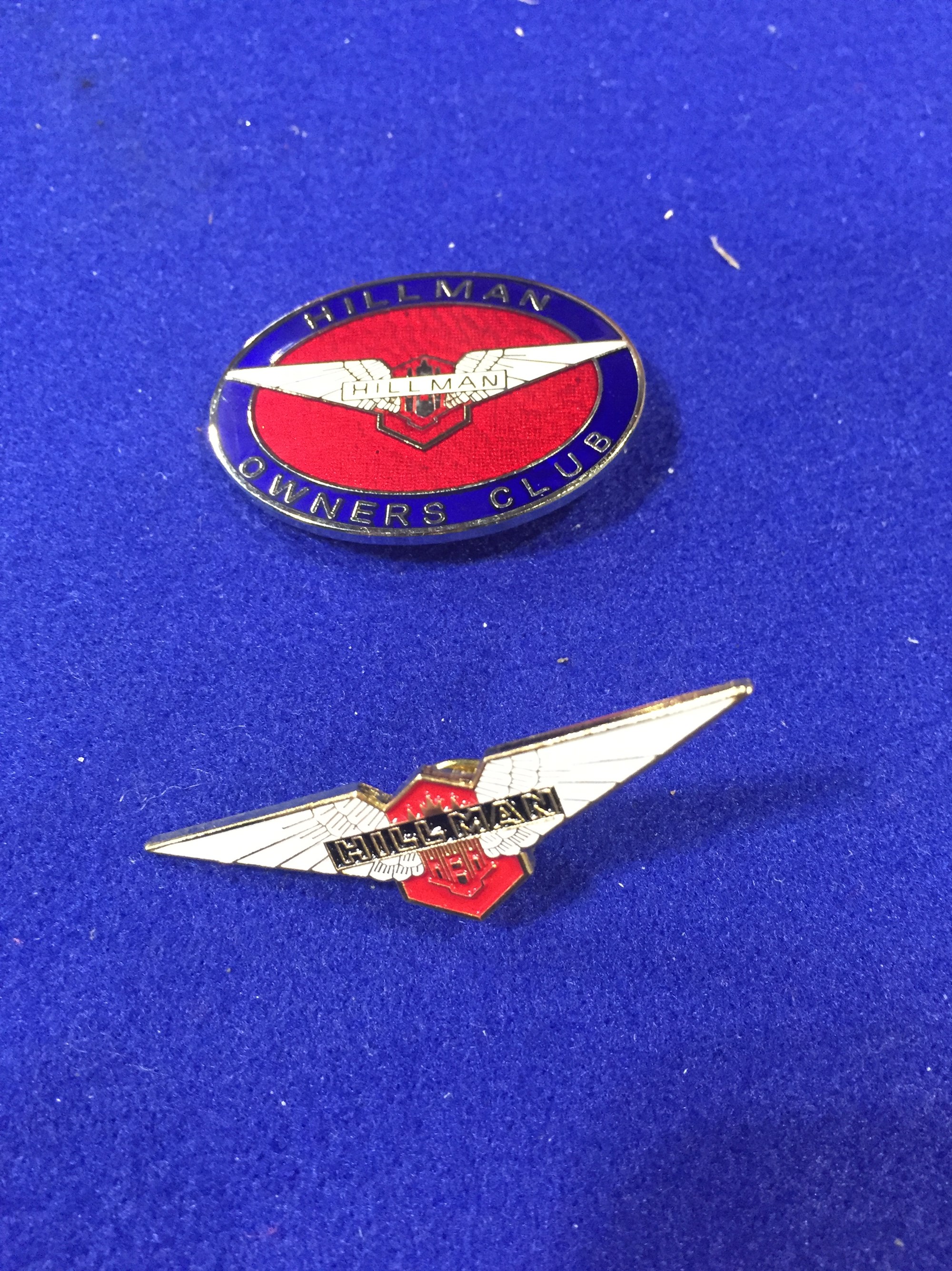 The Hillman Owners Club - Regalia